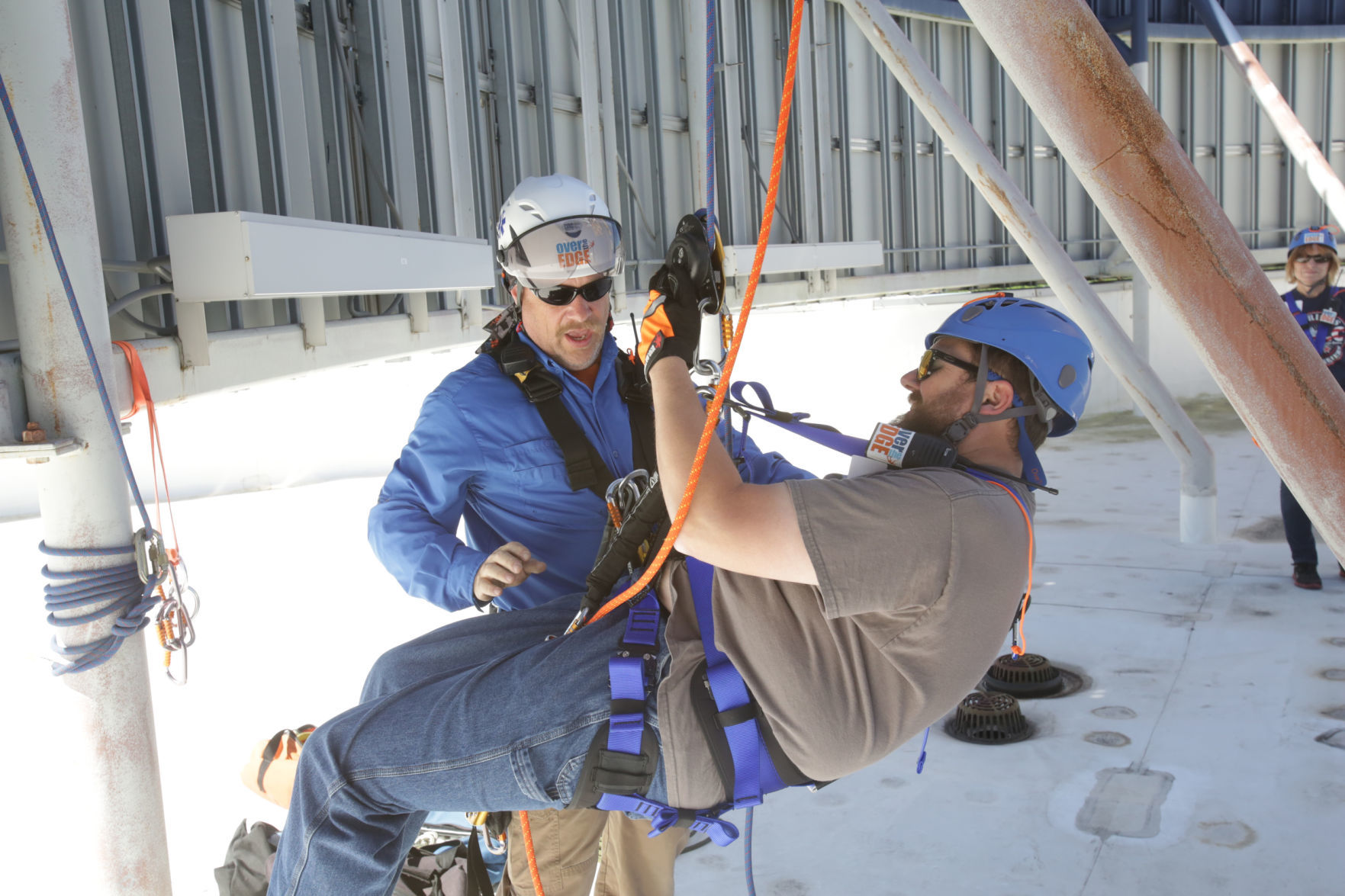 Lake Area United Way Rappelling